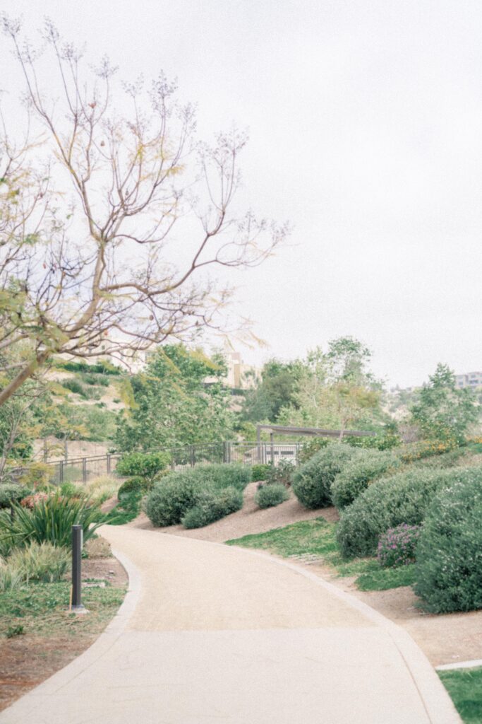 easy walking and running trail at civita park san diego